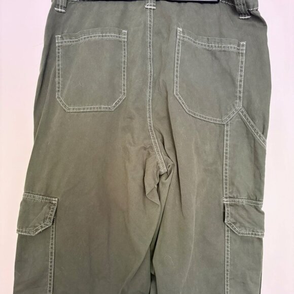 HT Denim Army Green Cargo Pants (Women, size 7) - Picture 5 of 6